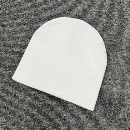 God Save Me Text Knit Beanie