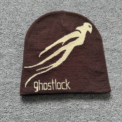 Ghost Silhouette Knit Beanie