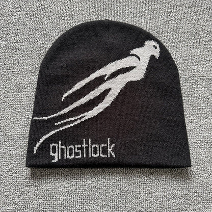 Ghost Silhouette Knit Beanie