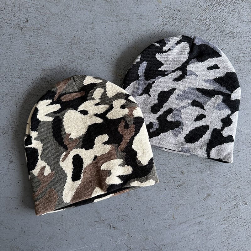 Woodland Camo Knit Beanie