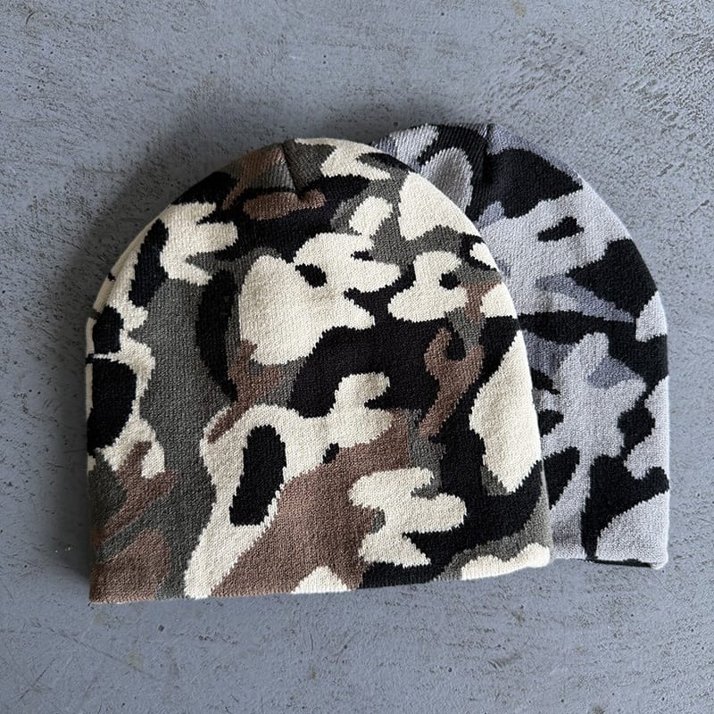 Woodland Camo Knit Beanie