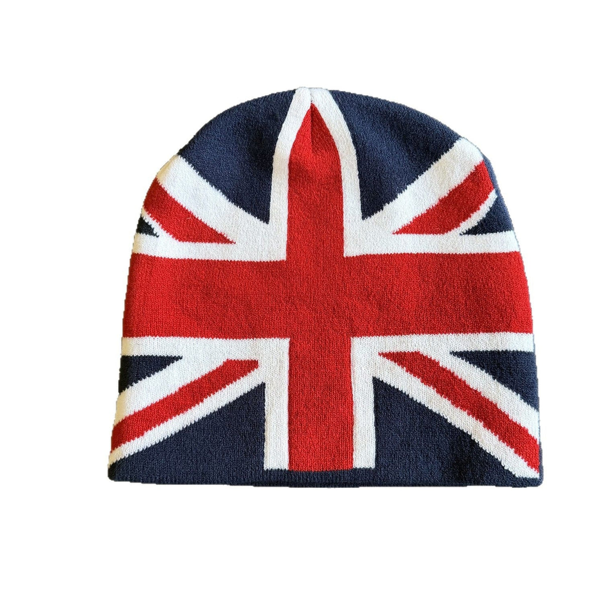 Union Jack Knit Beanie Navy