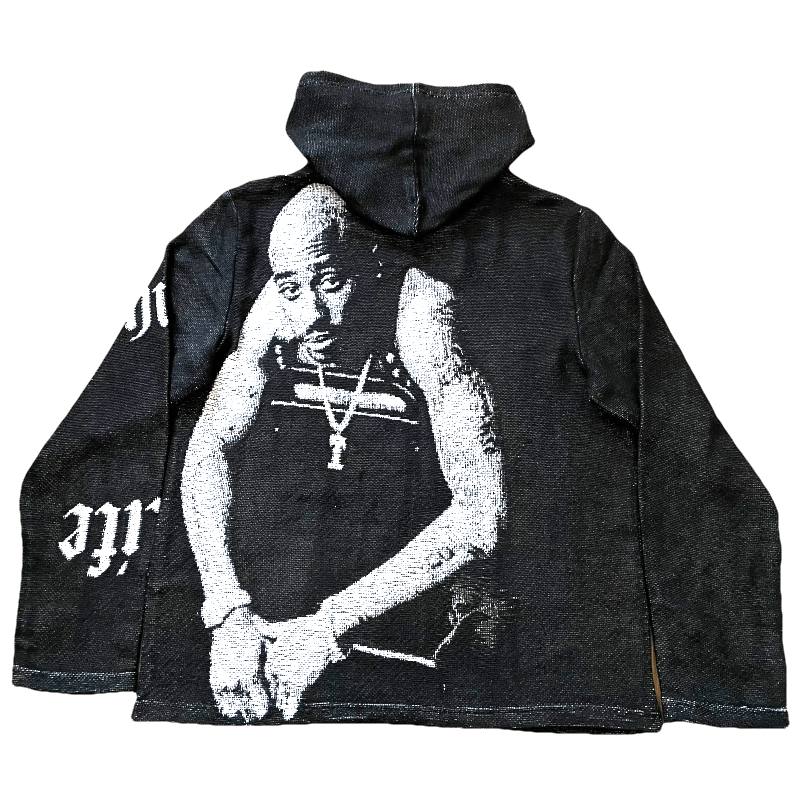 BLACK 2PAC TAPESTY - RDMCLOTHINGART
