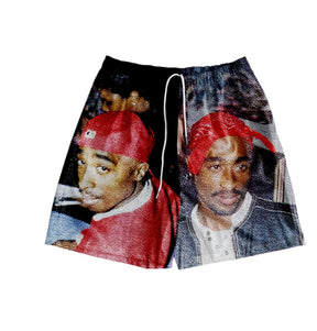 RDMCLOTHINGART tapestry hoodie 2PAC V5 TAPESTRY SHORTS