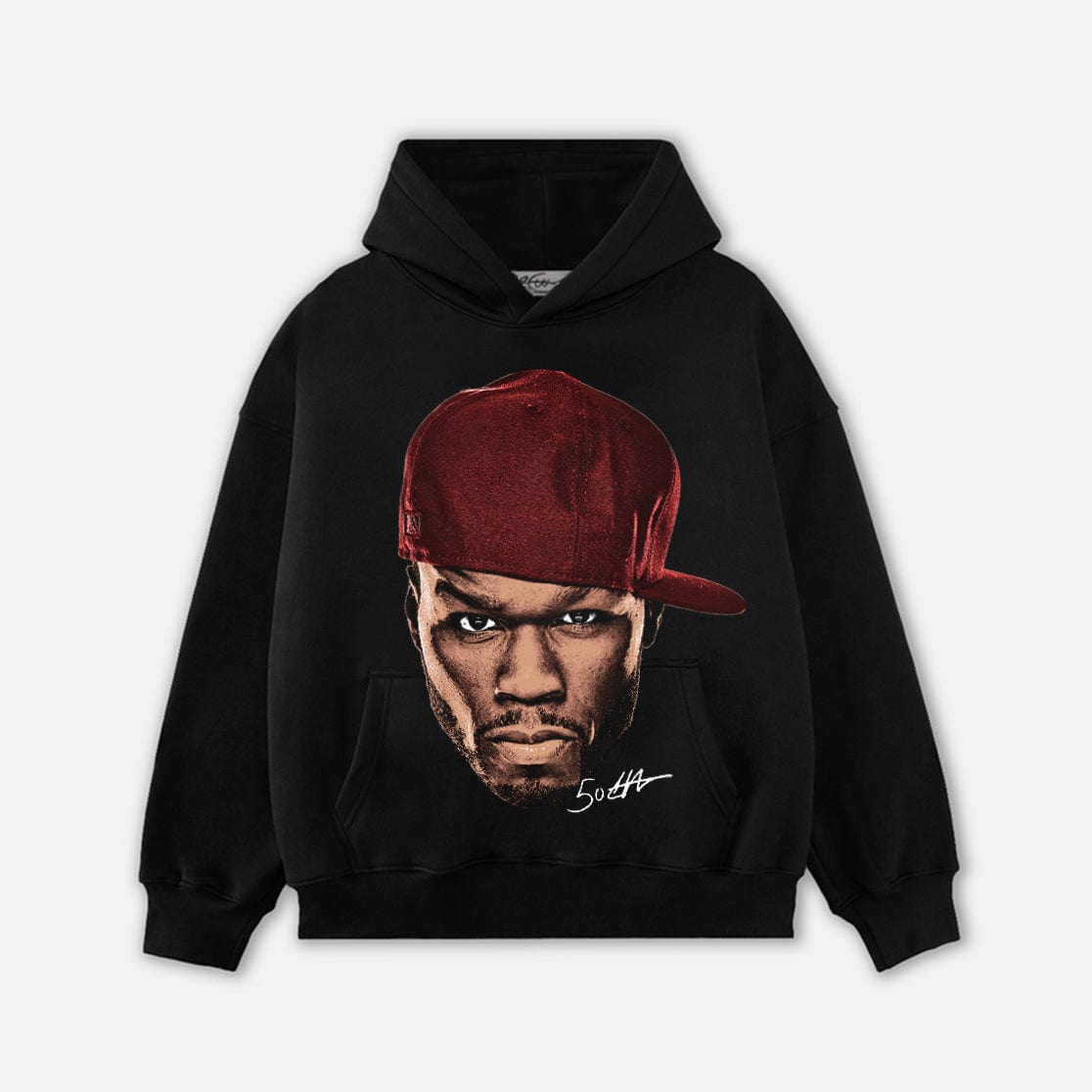 50CENT HEAD HOODIE-1079 - RDMCLOTHINGART