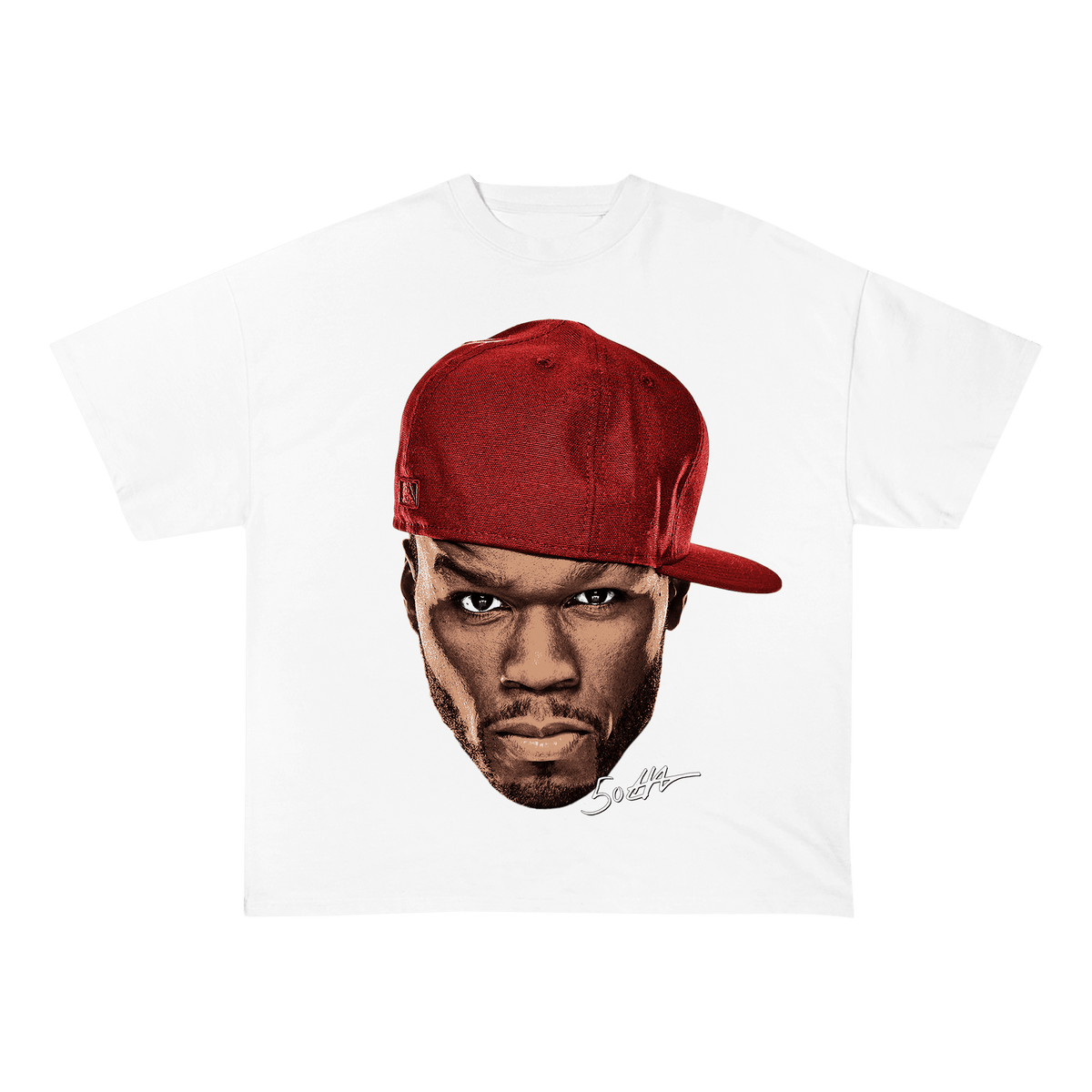 50CENT HEAVY WEIGHT COTTON TEE-8028 - RDMCLOTHINGART