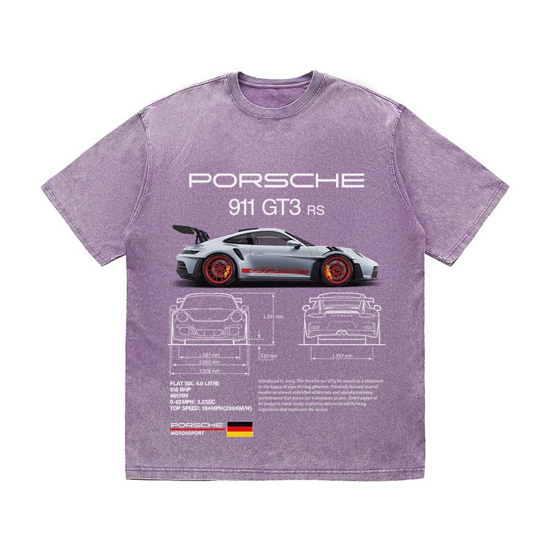 RDMCLOTHINGART tapestry hoodie 911 GT3 RS HEAVY COTTON TEES-9392