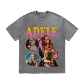 RDMCLOTHINGART tapestry hoodie ADELE HEAVY WEIGHT COTTON TEE-9114
