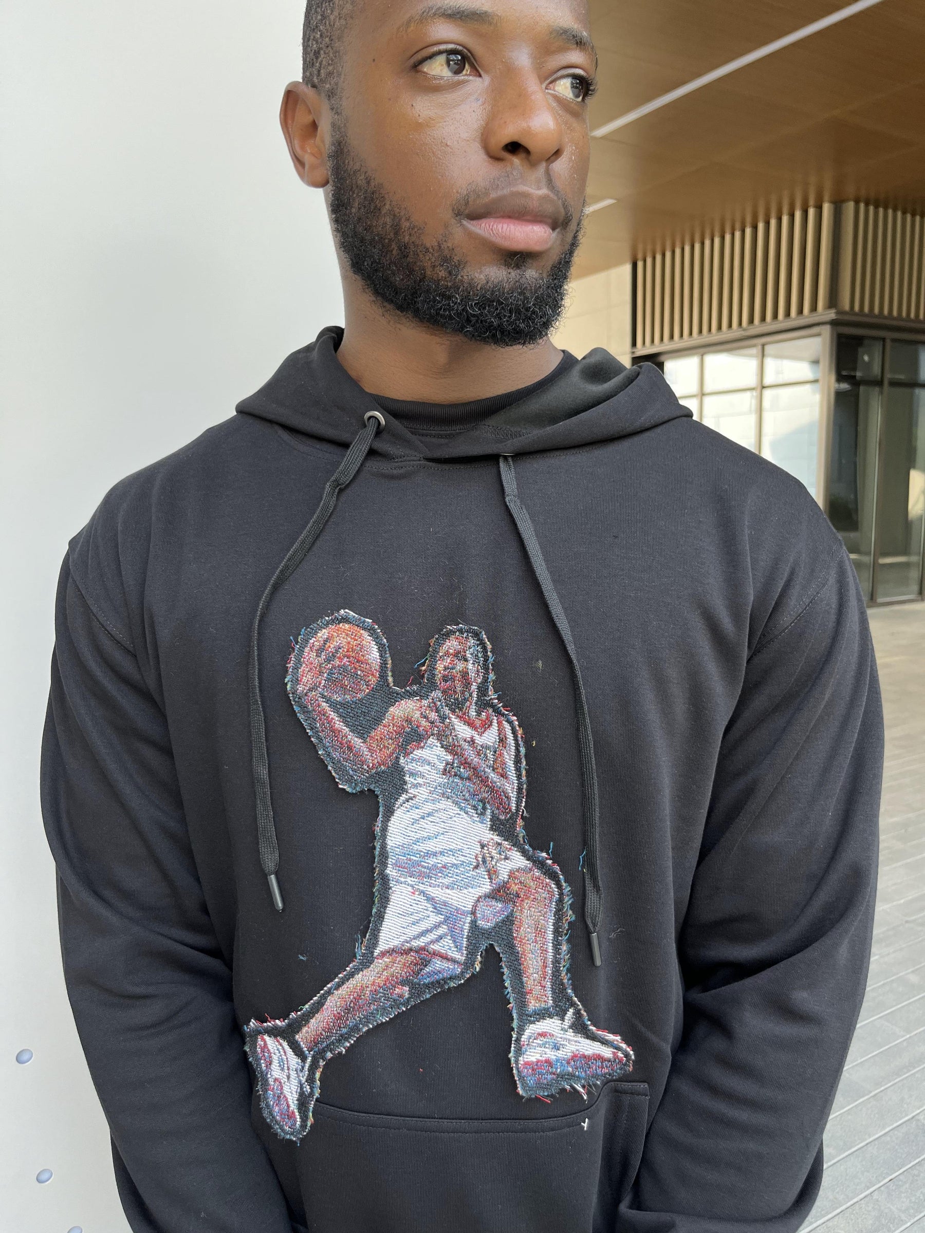 AI FLY TAPESTRY PATCH HOODIE-9001 - RDMCLOTHINGART