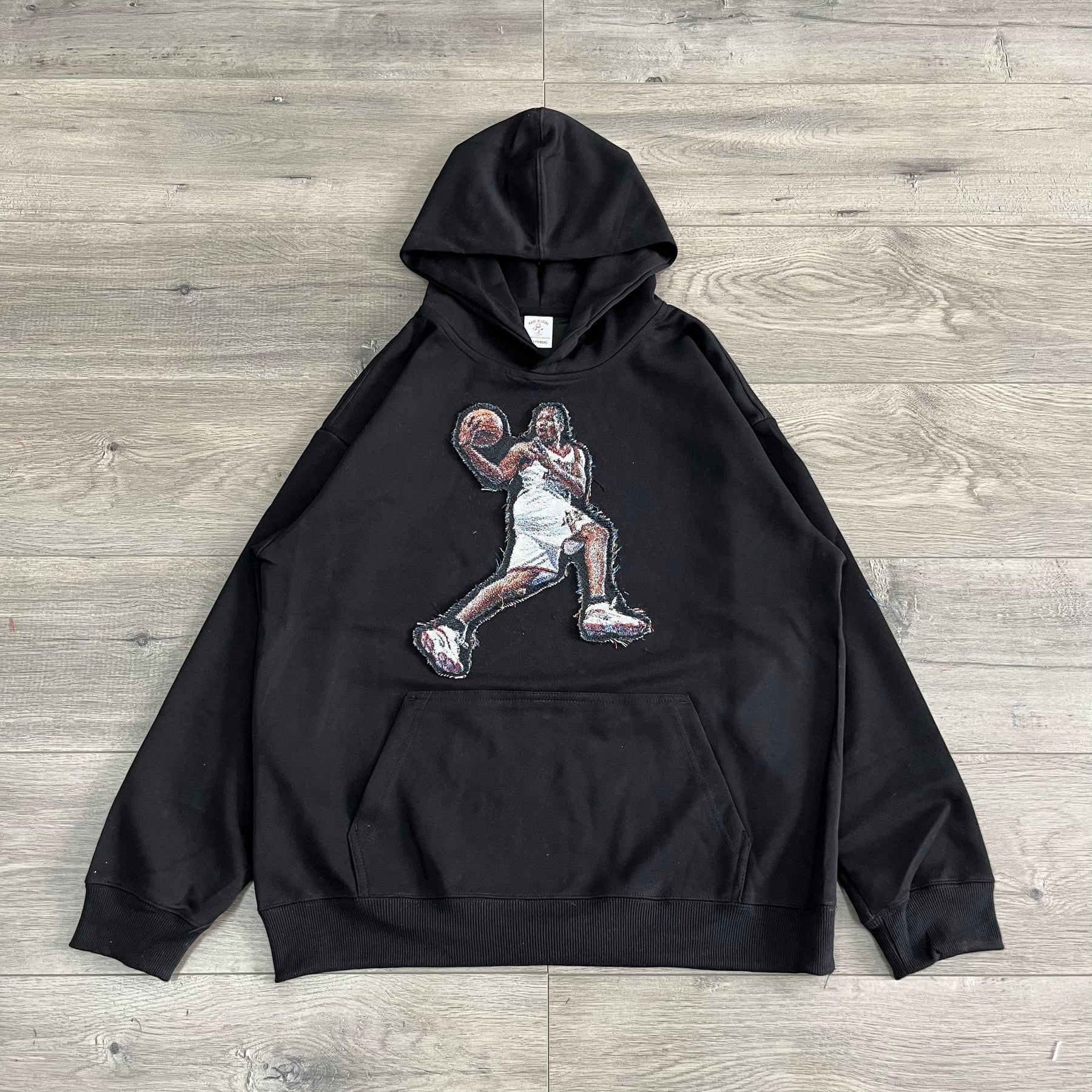 AI FLY TAPESTRY PATCH HOODIE-9001 - RDMCLOTHINGART