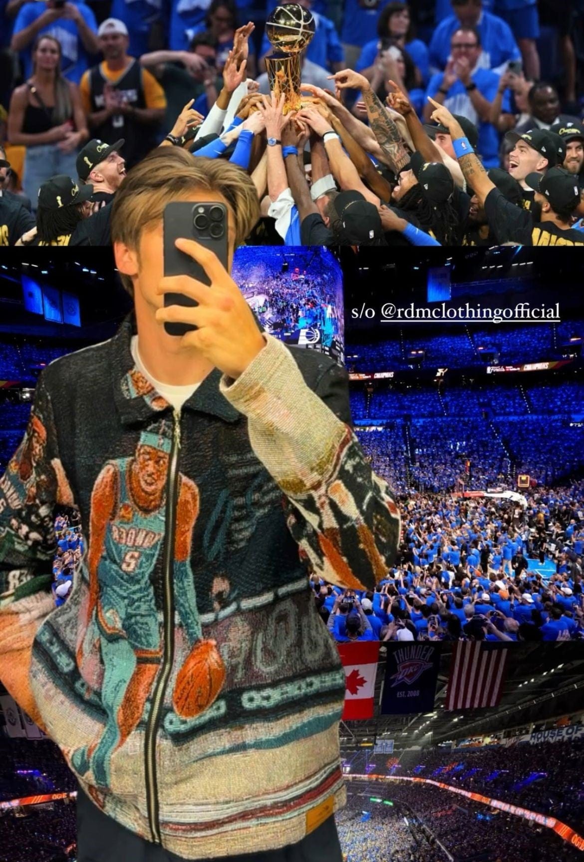 RDMCLOTHINGART tapestry hoodie ALEXANDER TAPESTRY JACKET