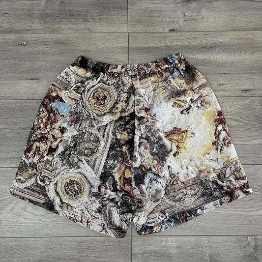 RDMCLOTHINGART tapestry hoodie ANGELS TAPESTRY SHORTS
