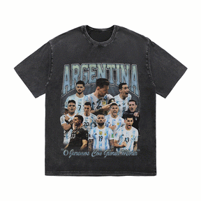 RDMCLOTHINGART tapestry hoodie ARGENTINA HEAVY WEIGHT COTTON TEE-8947