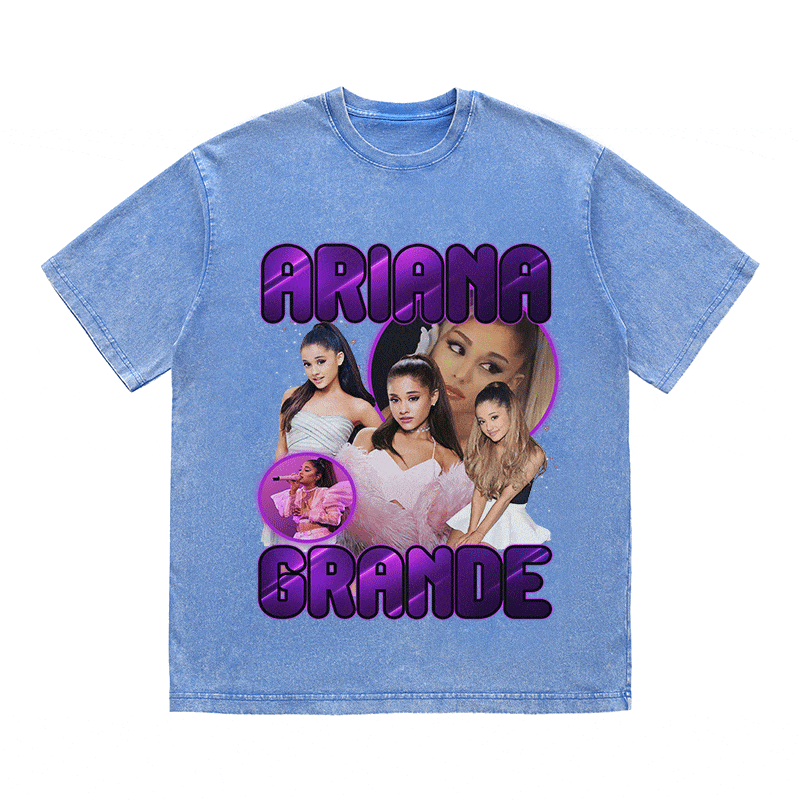 RDMCLOTHINGART tapestry hoodie ARIANA GRANDE HEAVY WEIGHT COTTON TEE-9116