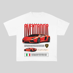 RDMCLOTHINGART tapestry hoodie AVENTADOR HEAVY WEIGHT COTTON TEE-8831