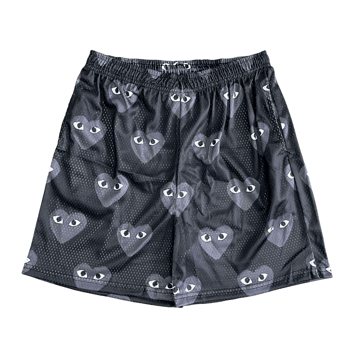 B&GREY CDG MESH SHORTS-8734 - RDMCLOTHINGART