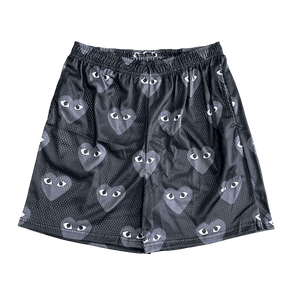 B&GREY CDG MESH SHORTS-8734 - RDMCLOTHINGART