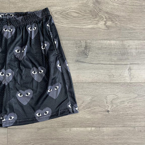 B&GREY CDG MESH SHORTS-8734 - RDMCLOTHINGART