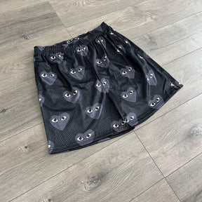B&GREY CDG MESH SHORTS-8734 - RDMCLOTHINGART