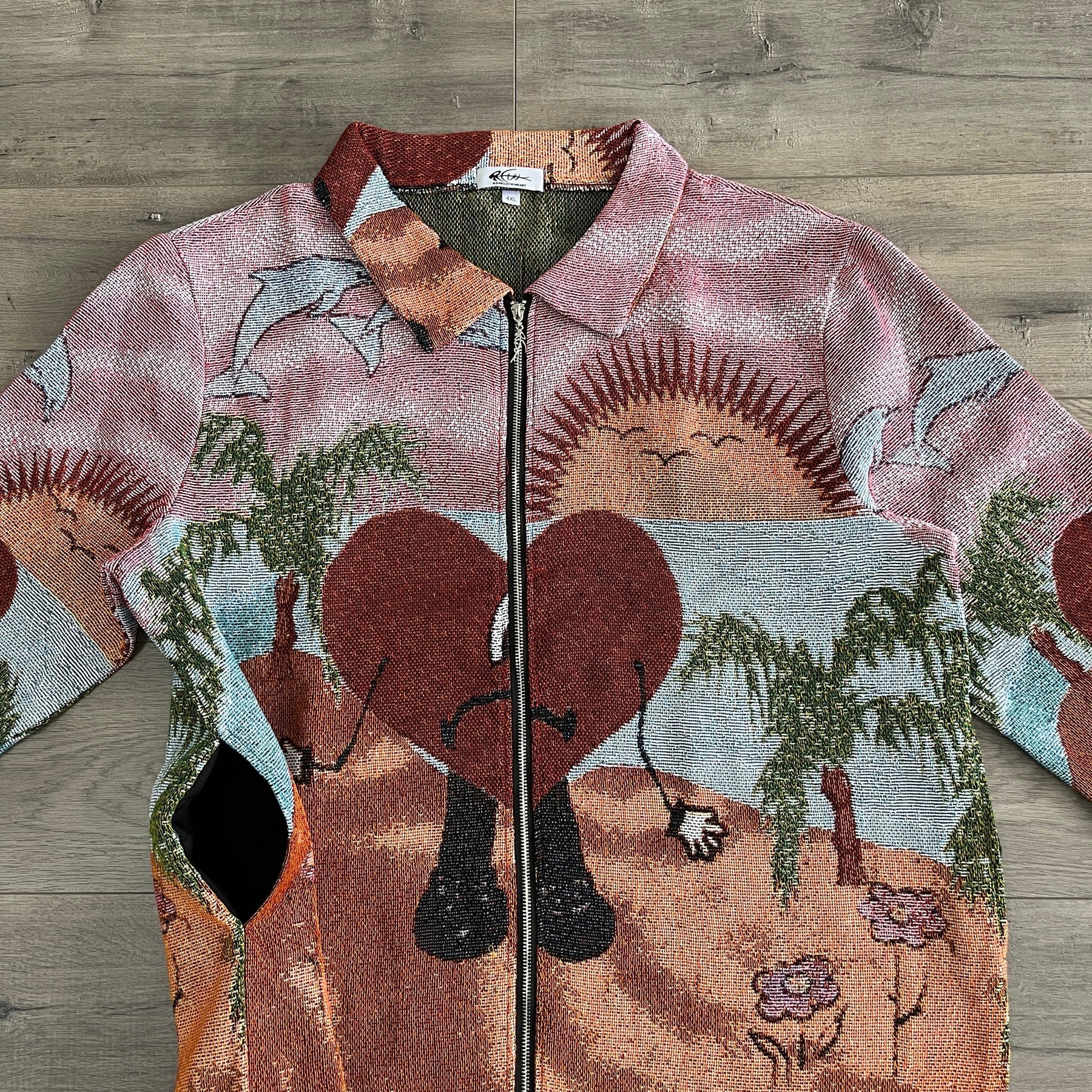 RDMCLOTHINGART tapestry hoodie BAD BUNNY V3 TAPESTRY JACKET