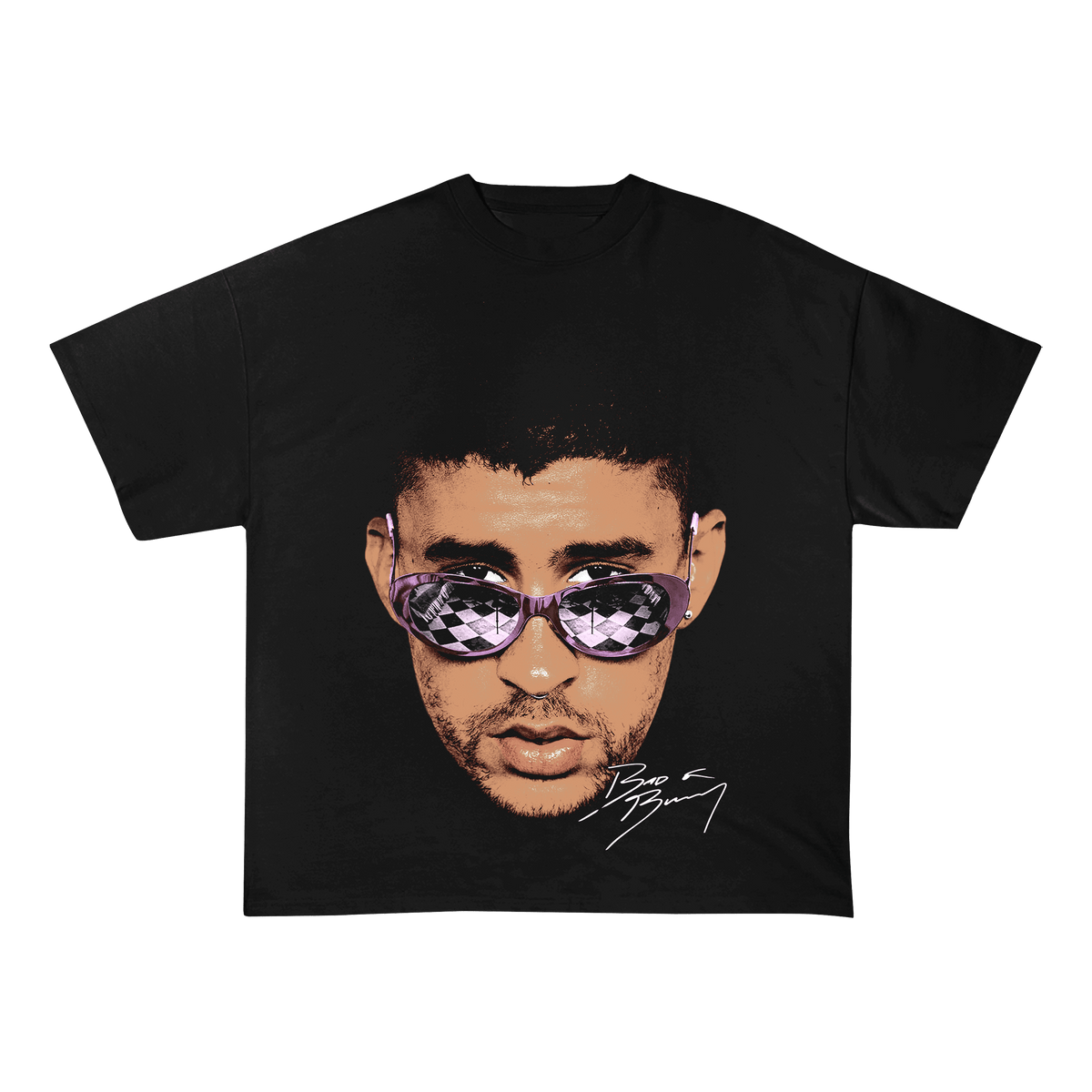 BADBUNNY HEAVY WEIGHT COTTON TEE-8016 - RDMCLOTHINGART