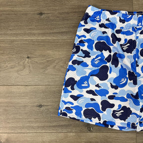 BAPE BLUE MESH SHORTS-8688 - RDMCLOTHINGART