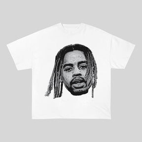 RDMCLOTHINGART tapestry hoodie BARCOLA HEAVY COTTON TEES-9531