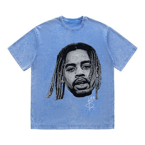 RDMCLOTHINGART tapestry hoodie BARCOLA HEAVY COTTON TEES-9531