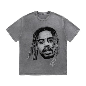 RDMCLOTHINGART tapestry hoodie BARCOLA HEAVY COTTON TEES-9531