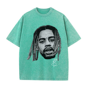 RDMCLOTHINGART tapestry hoodie BARCOLA HEAVY COTTON TEES-9531