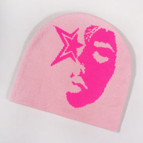 RDMCLOTHINGART tapestry hoodie BEANIE-2048