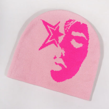 RDMCLOTHINGART tapestry hoodie BEANIE-2048
