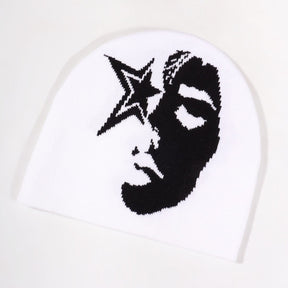 RDMCLOTHINGART tapestry hoodie BEANIE-2048