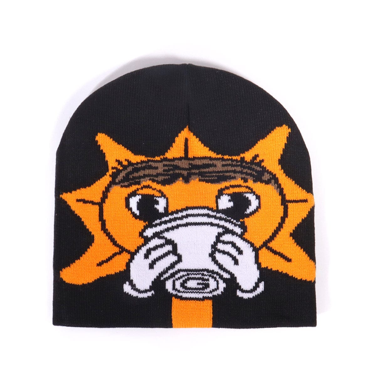 RDMCLOTHINGART tapestry hoodie BEANIE-2083