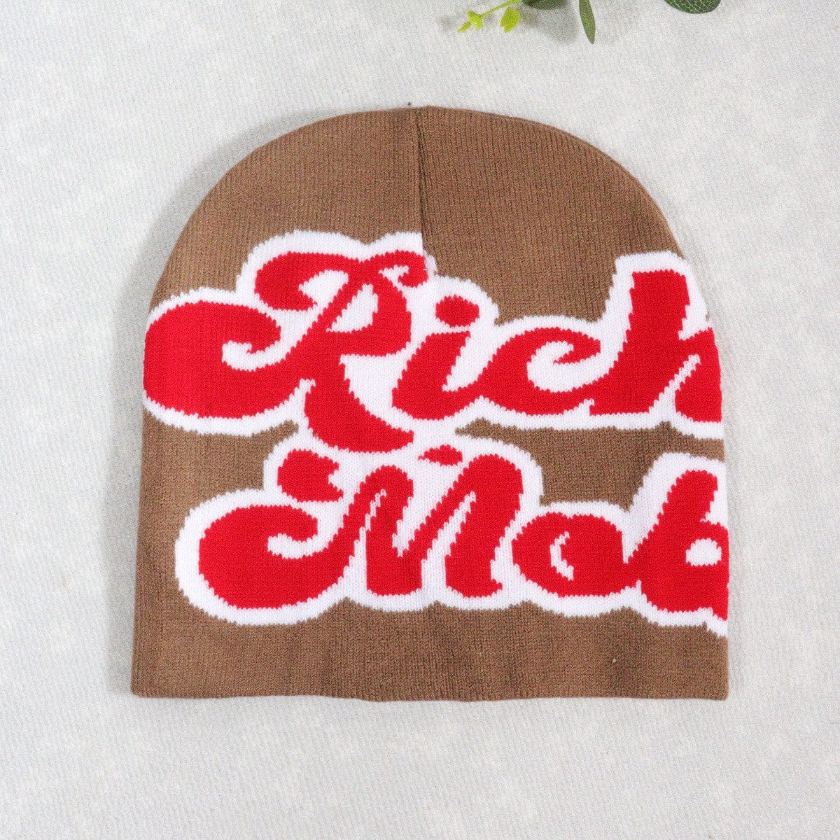 RDMCLOTHINGART tapestry hoodie BEANIE-2105