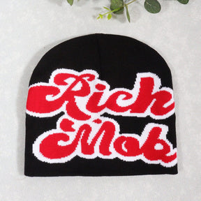 RDMCLOTHINGART tapestry hoodie BEANIE-2105