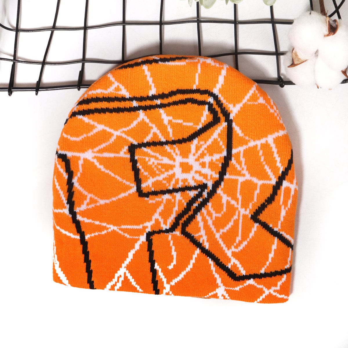 RDMCLOTHINGART tapestry hoodie BEANIE-2131