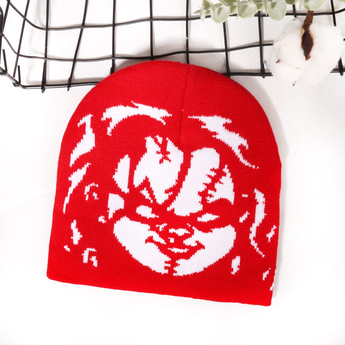 RDMCLOTHINGART tapestry hoodie BEANIE-2132