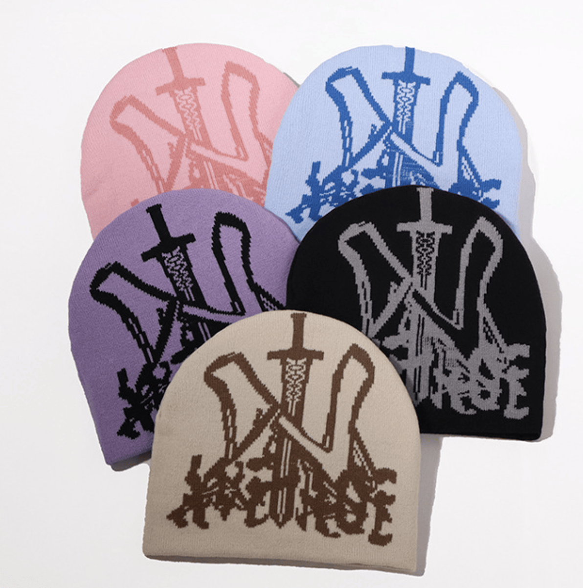 RDMCLOTHINGART tapestry hoodie BEANIE-2142