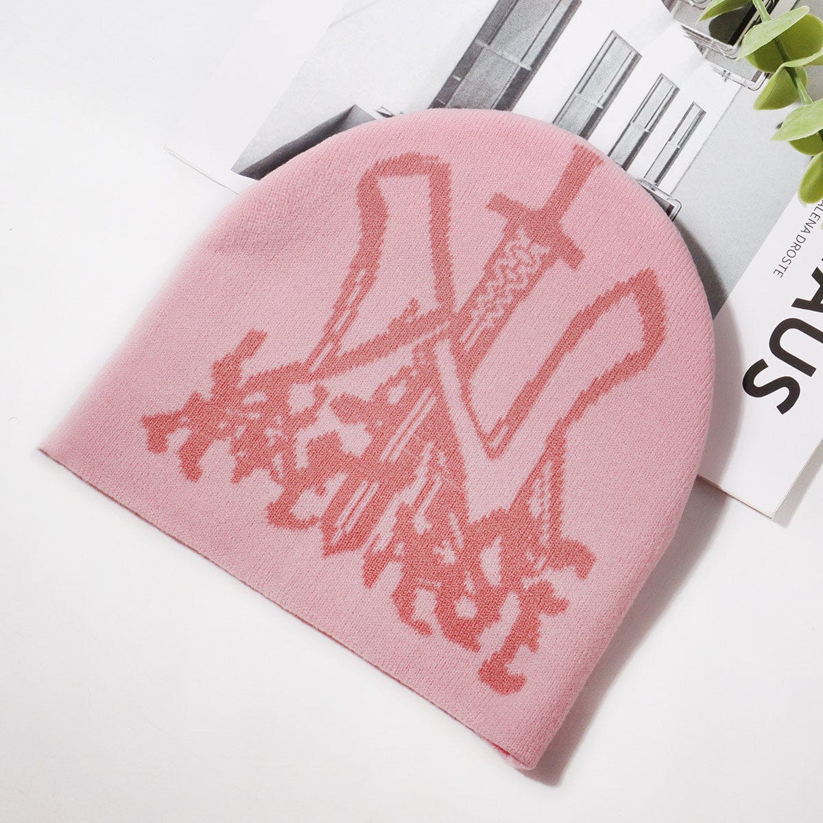 RDMCLOTHINGART tapestry hoodie BEANIE-2142