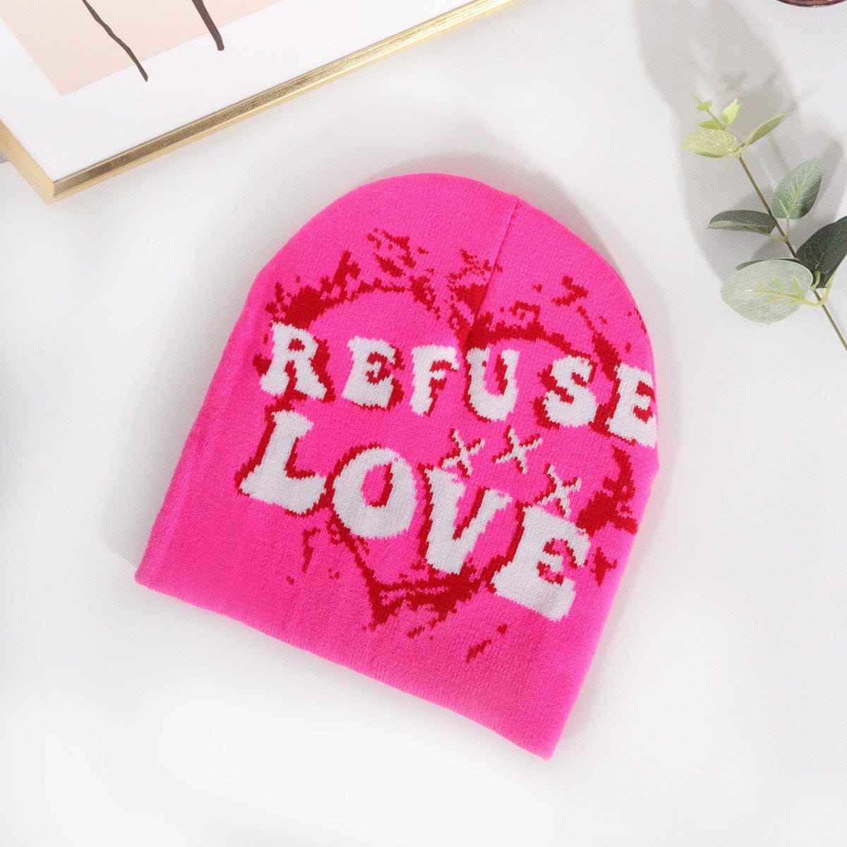 RDMCLOTHINGART tapestry hoodie BEANIE-2157