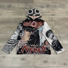 BERSERK TAPESTRY HOODIE - RDMCLOTHINGART