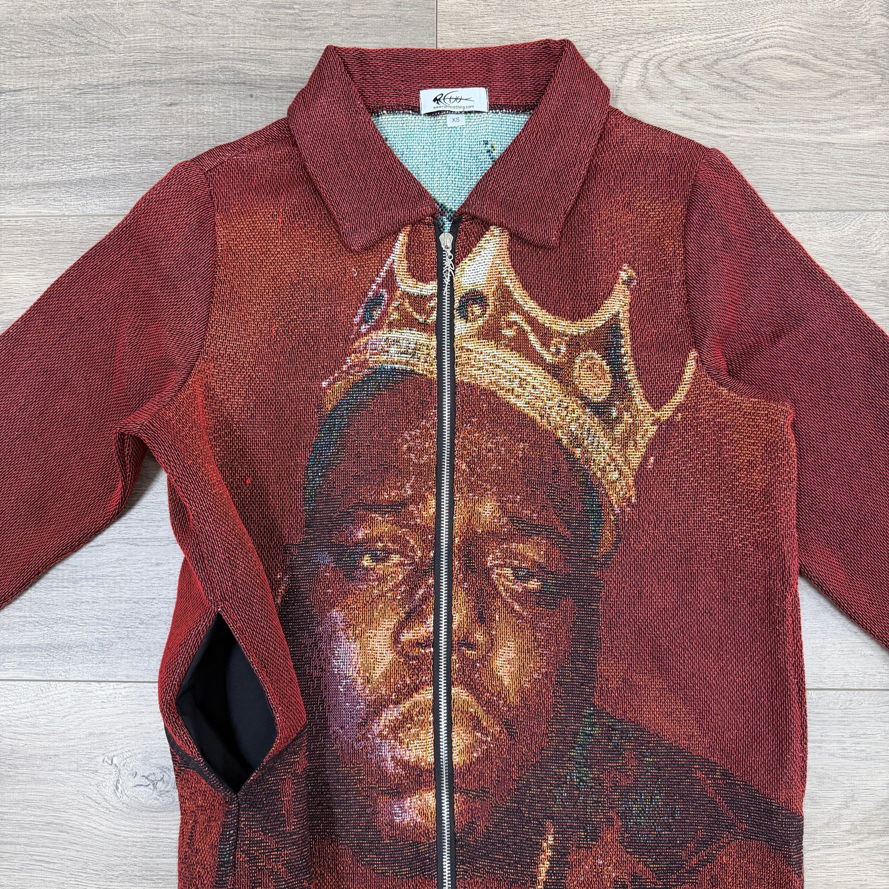 RDMCLOTHINGART tapestry hoodie BIGGIE TAPESTRY JACKET