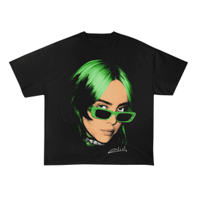 BILLIEEILISH HEAVY WEIGHT COTTON TEE-8039 - RDMCLOTHINGART