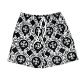 RDMCLOTHINGART tapestry hoodie BLACK CHROME MESH SHORTS-8706