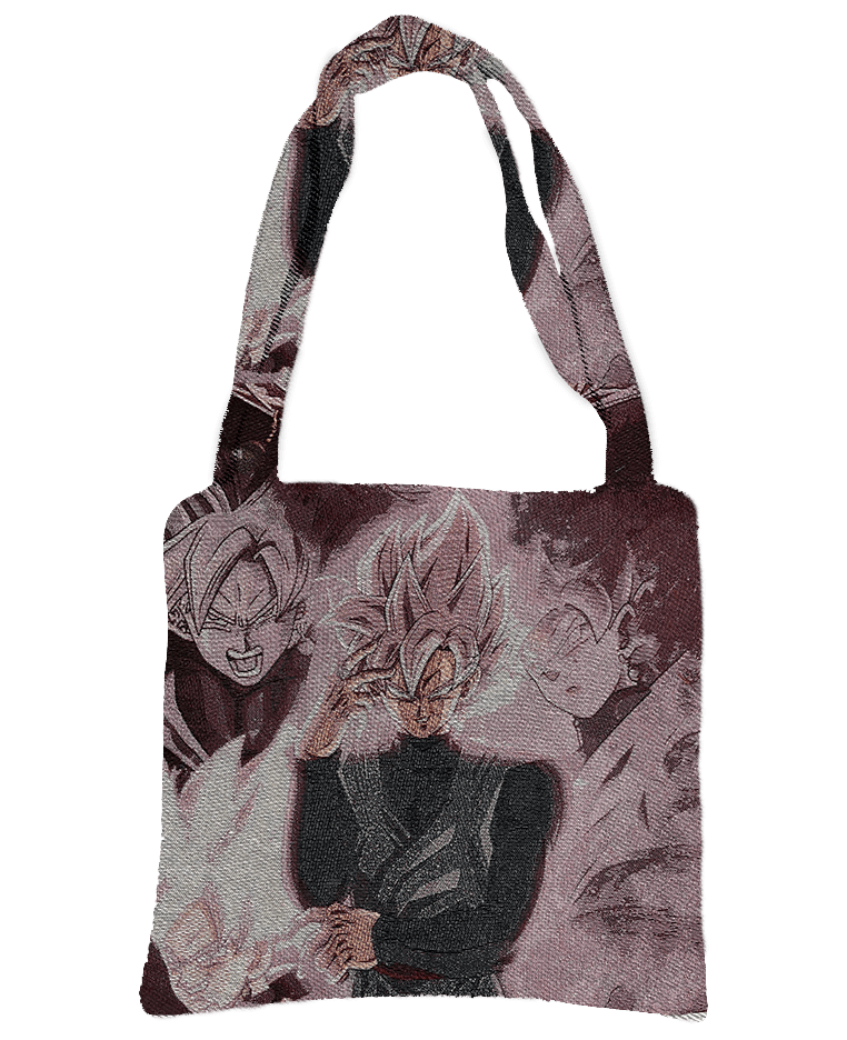 RDMCLOTHINGART tapestry hoodie BLACK GOKU TAPESTRY BAG