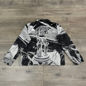 BLACK SCARFACE TAPESTRY JACKET - RDMCLOTHINGART