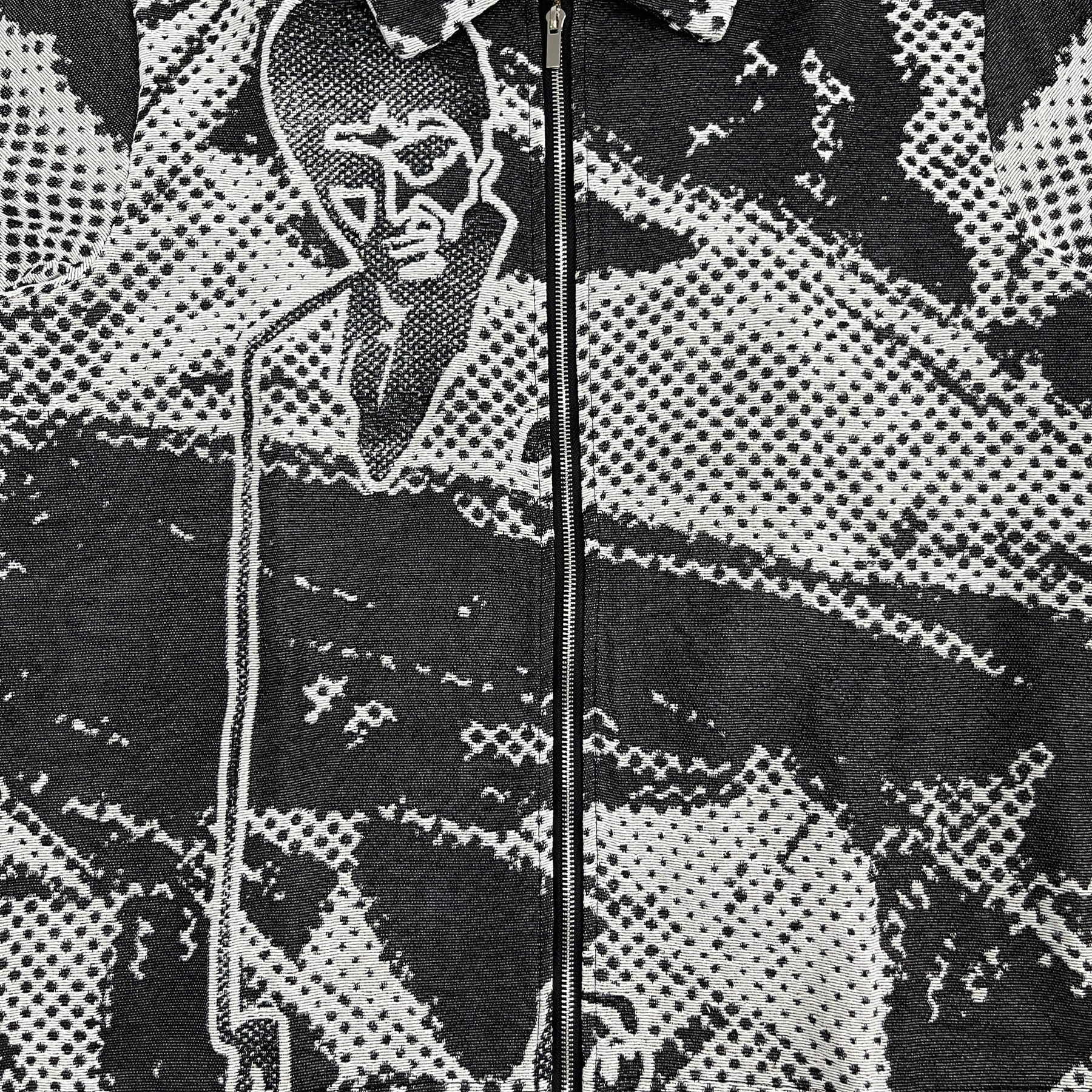 BLACK SCARFACE TAPESTRY JACKET - RDMCLOTHINGART