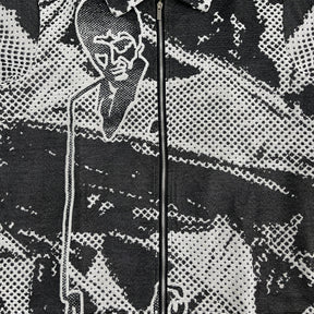 BLACK SCARFACE TAPESTRY JACKET - RDMCLOTHINGART