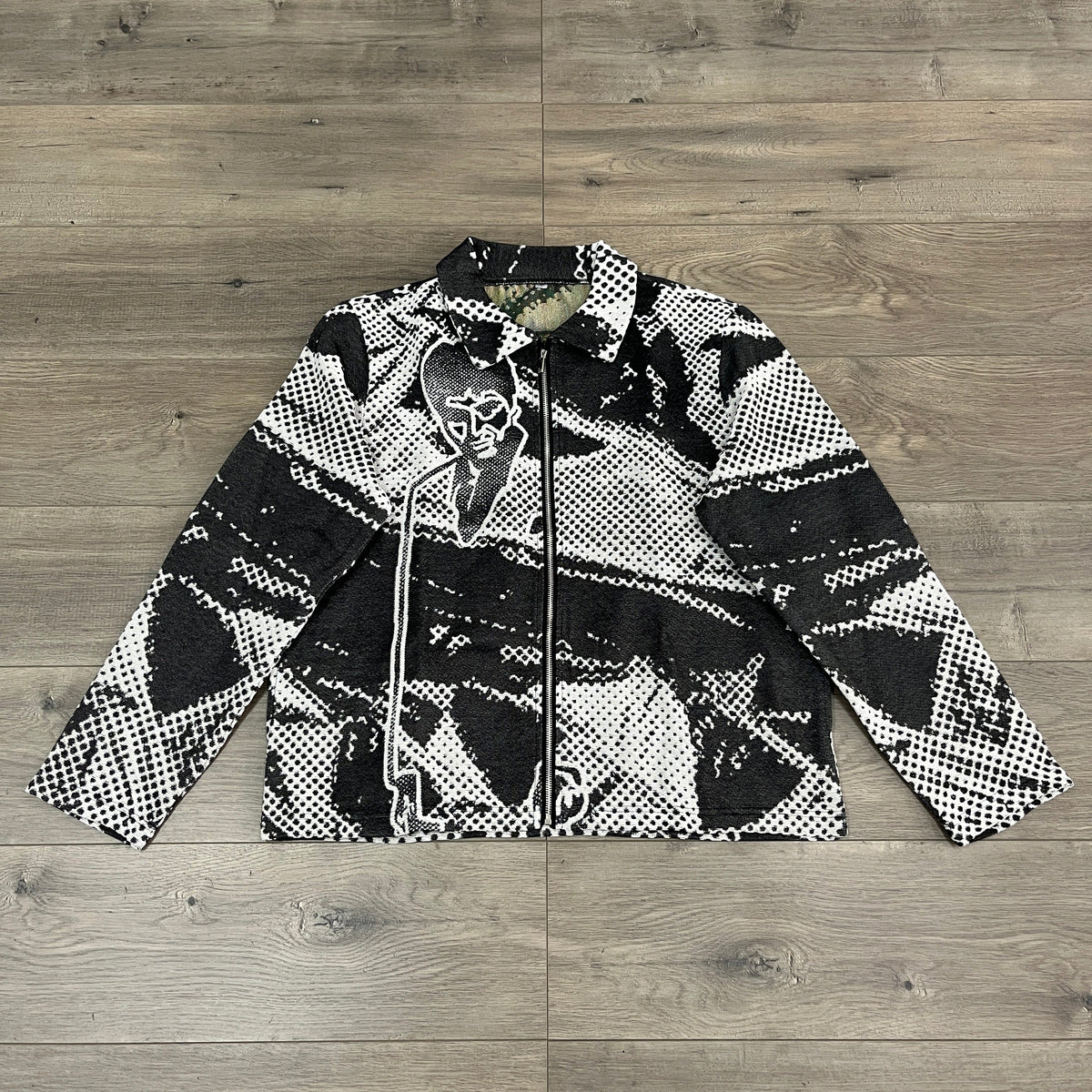 BLACK SCARFACE TAPESTRY JACKET - RDMCLOTHINGART